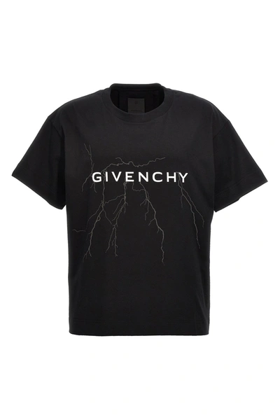 Givenchy Men Logo T-shirt In Black
