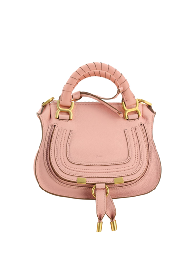 Chloé Marcie Handbag In Blossom Pink
