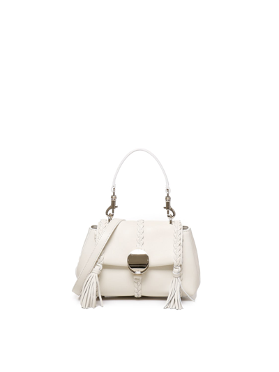 Chloé Penelope Mini Shoulder Bag In White