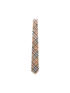 BURBERRY CLASSIC CUT SILK TIE WITH VINTAGE CHECK PATTERN