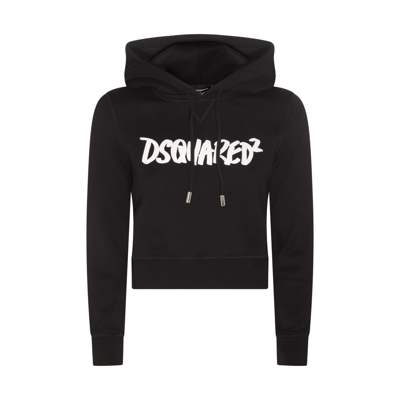 Dsquared2 Mini Fit Hoodie In Black