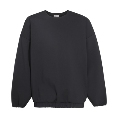 Fear Of God Black Cotton Sweatshirt In Nero