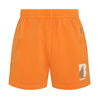 Represent Orange Cotton Shorts