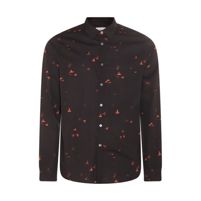 Ps By Paul Smith Multicolour Cotton Shirt In Black
