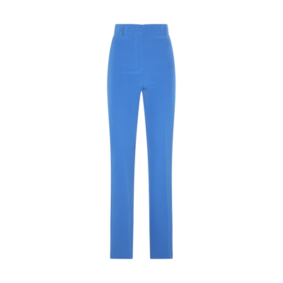 HEBE STUDIO BLUETTE VISCOSE TAILORED PANTS