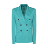 Max Mara Double-breasted Blazer In Menta