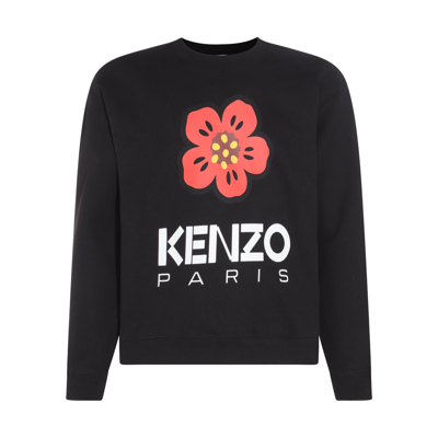 Kenzo Black Cotton Boke Flower Sweatshirt