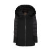 Moorer Black Wool Blend Fresia-le Down Jacket