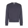 Maison Kitsuné Cotton Sweatshirt In Ink Blue