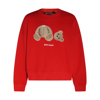 Palm Angels Bear Motif Long In Red