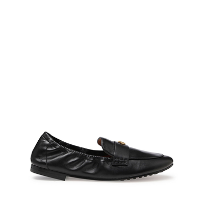 Tory Burch Black Leather Loafer