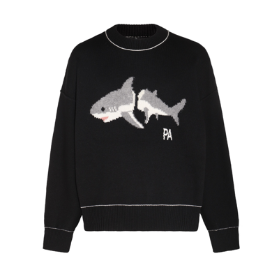 Palm Angels Pa Shark Jumper In Multi-colored