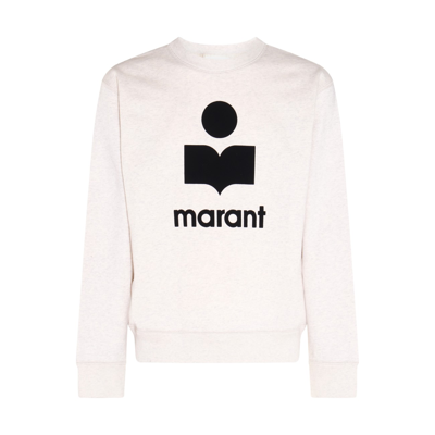 Marant Ecru Cotton Mikoy Sweatshirt