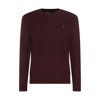 Polo Ralph Lauren Cable Knit Sweater In Aged Wine