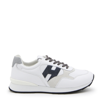 Hogan R261 Low-top Leather Sneakers In White