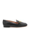 BALLY BLACK LEATHER OBRIEN LOAFERS