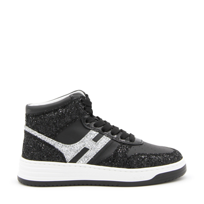 Hogan Basket High-top-sneakers In Black