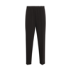 Dries Van Noten Palmira Tapered Crepe Pants In Black