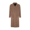 DOLCE & GABBANA BROWN WOOL COAT