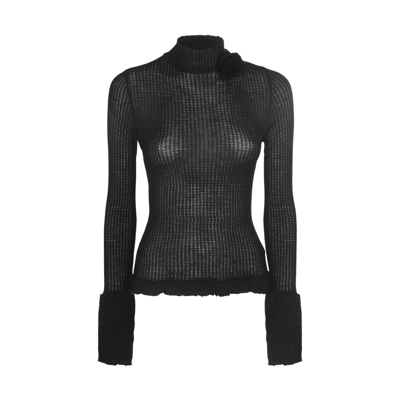 Blumarine Sweater  Woman Color Black In Nero