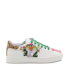 MONNALISA WHITE AND MULTICOLOR SNEAKERS