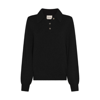 KHAITE BLACK WOOL KNITWEAR