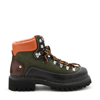 Dsquared2 Man Ankle Boots Military Green Size 7.5 Leather In Green