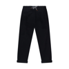 Brunello Cucinelli Kids' Cotton Blend Pants In Navy