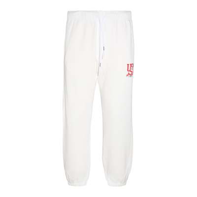 Autry Logo-print Drawstring Track Trousers In White