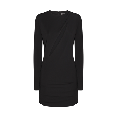 Versace Black Viscose Blend Dress