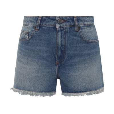 Ami Alexandre Mattiussi Blue Denim Shorts