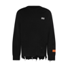 HERON PRESTON BLACK WOOL KNITWEAR