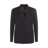 Giorgio Armani Upton Double-breasted Blazer In Blue