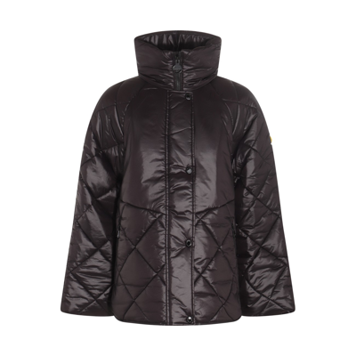 Barbour Parade Quilted Down Jacket In Black