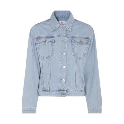 Chiara Ferragni 400 C.f. Jacket In Blue