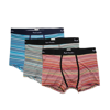 PAUL SMITH MULTICOLOUR COTTON STRIPE THREE BRIEFS PACK