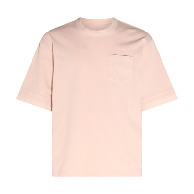 Sacai Pink Cotton T-shirt