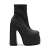 CASADEI BLACK LEATHER BOOTS
