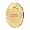 ALEXANDER MCQUEEN ANTIQUE GOLD METAL THE FACETED STONE RING