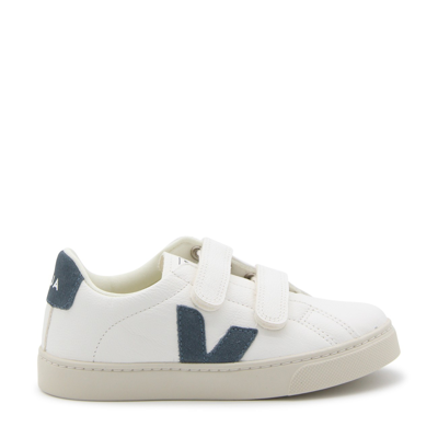 Veja Extra White And California Leather Esplar Sneakers In Extra White/california