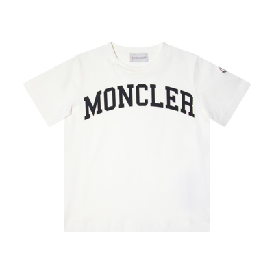 Moncler Kids' White Cotton T-shirt