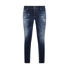 Dsquared2 Blue Denim Tidy Jeans In Denim