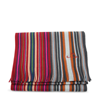 PS BY PAUL SMITH RED MOHAIR STRIPE SCARF