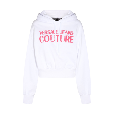 Versace Jeans Couture White Cotton Sweatshirt