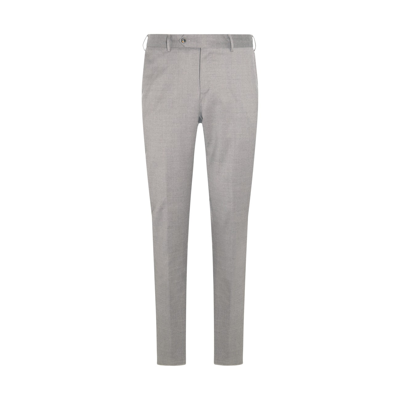 Pt Torino Med Grey Virgin Woo Blend Stretch Jogger Pants