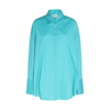 GIUSEPPE DI MORABITO LIGHT BLUE COTTON SHIRT