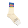 GUCCI CREAM BLUE COTTON WEB GG SOCKS