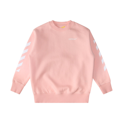 Off-white Kids' Pink Cotton Sweatshirt