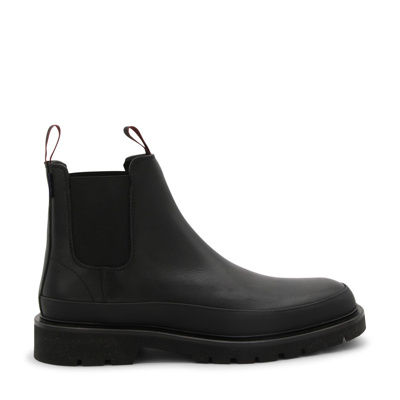 Ps By Paul Smith Black Leather Ankle Boots