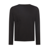 Ma'ry'ya Long-sleeve Linen T-shirt In Black